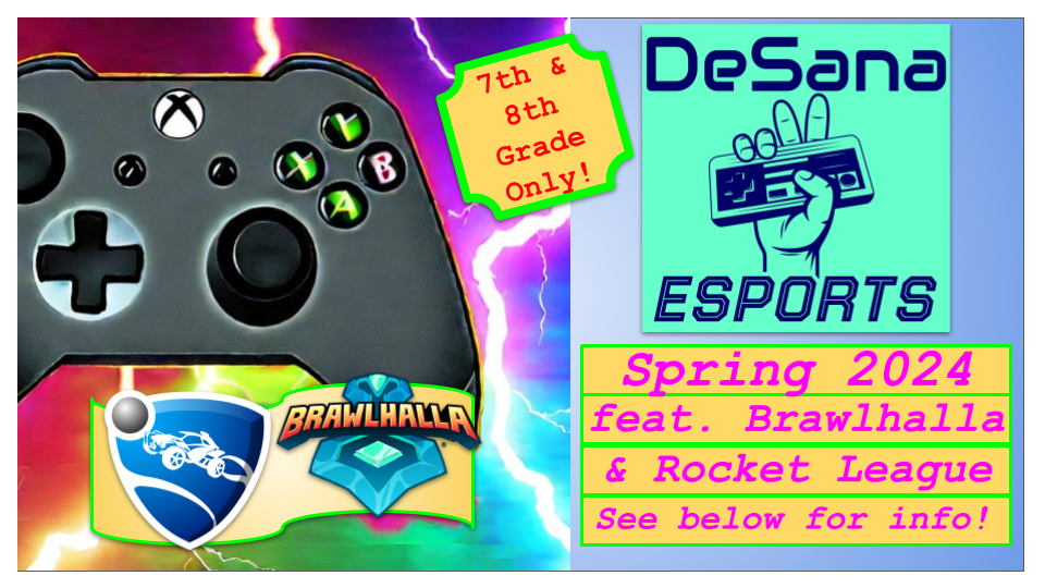 Esports Poster Spring 2024